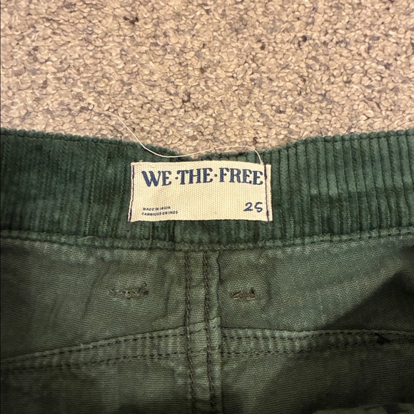 Free People Olive Green Wide Leg Pants - Picture 9 of 10